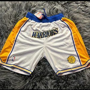 Just Don golden state warriors NBA shorts